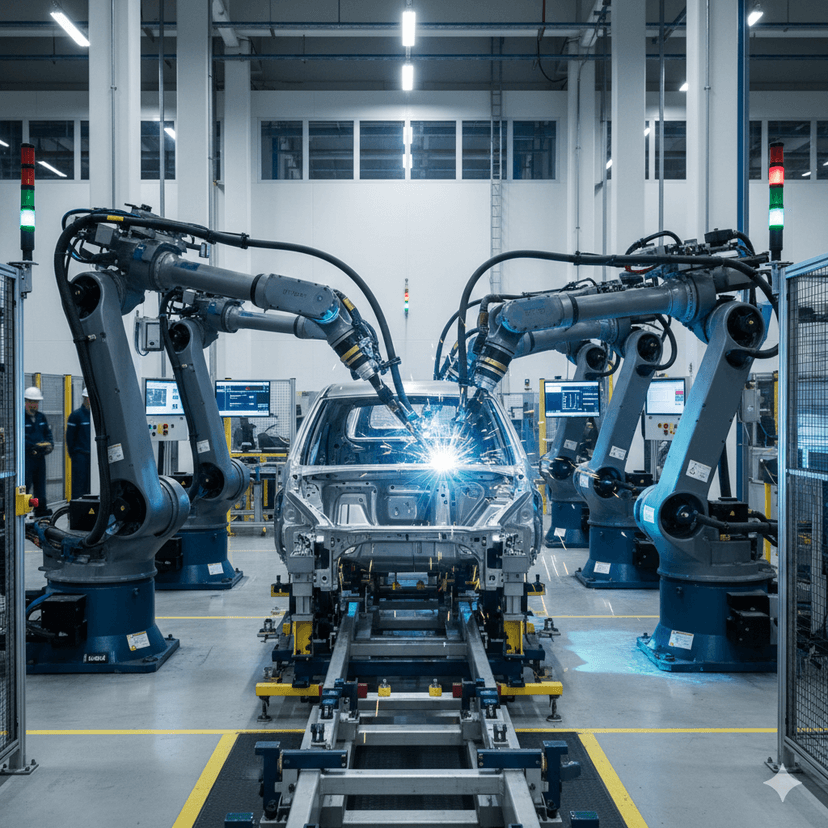 Robotics Welding Line