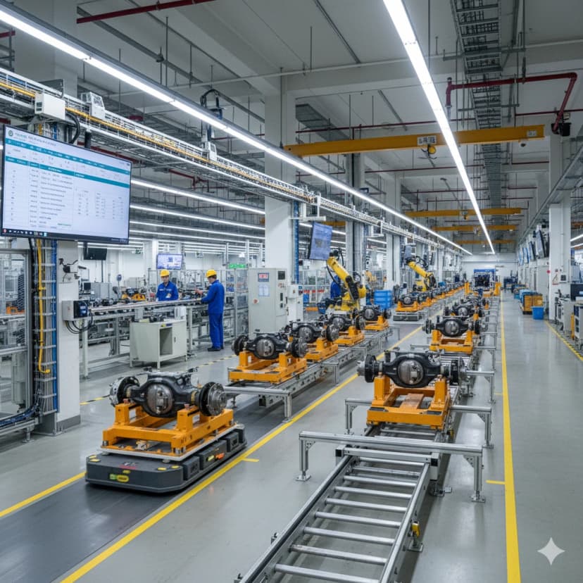 Axle Conveyor, AGV & RGV Automation